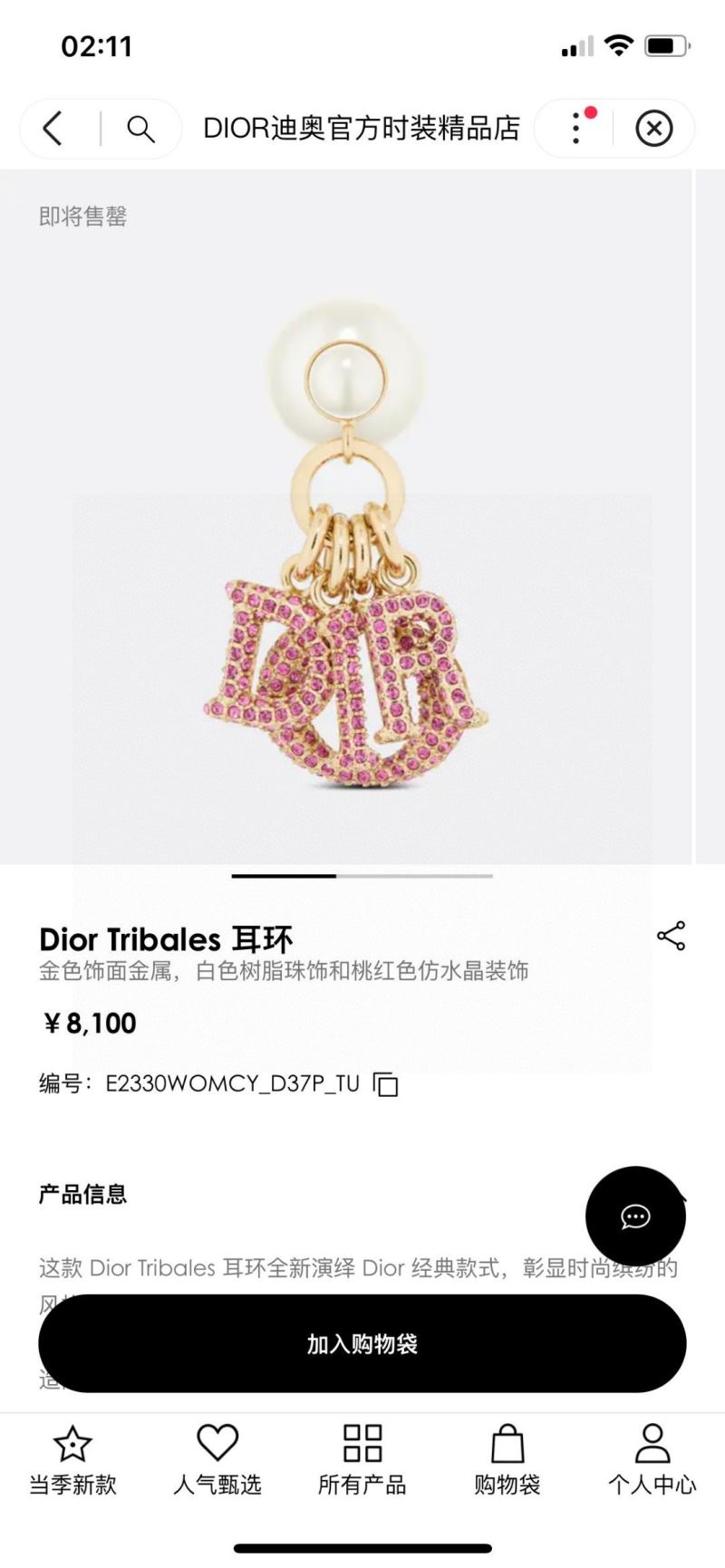 Christian Dior Earrings